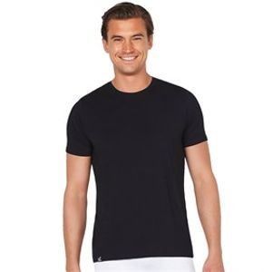 Heren T-shirt Ronde Hals Bamboe - Zwart