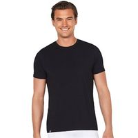 Heren T-shirt Ronde Hals Bamboe - Zwart