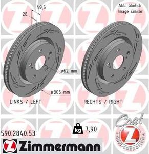 Remschijf BLACK Z 590284053