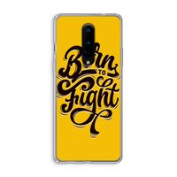 Born to Fight: OnePlus 8 Transparant Hoesje