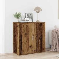 Dressoir Oud hout 79 x 38 x 80 cm Bewerkt hout