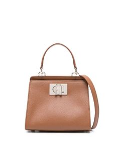 Furla sac cabas en cuir - Marron