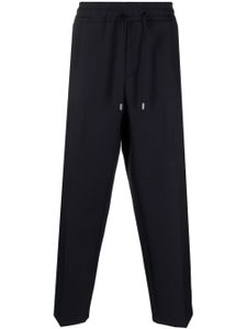 Costumein pantalon en laine vierge à coupe ample - Bleu