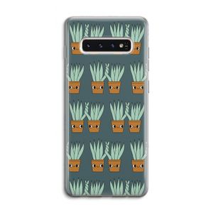 Sansevieria: Samsung Galaxy S10 4G Transparant Hoesje