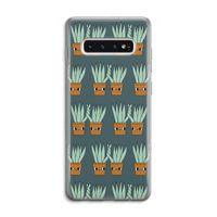 Sansevieria: Samsung Galaxy S10 4G Transparant Hoesje