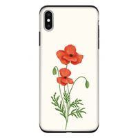 Red poppy: iPhone XS Max Tough Case