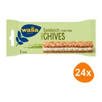 Wasa - Sandwich Cheese & Chives - 24 stuks