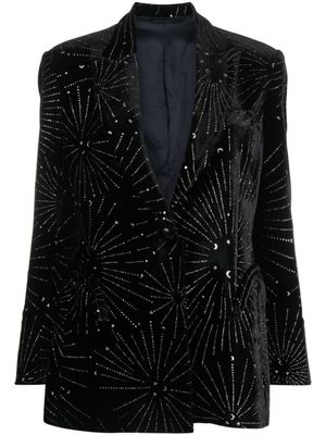 Blazé Milano blazer Corazon Tomboy à simple boutonnage - Noir