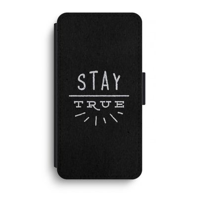 Stay true: iPhone XR Flip Hoesje