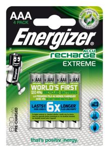 Energizer Oplaadbare NiMH-Batterij AAA | 1.2 V DC | 800 mAh | 4 stuks - EN-EXTRE800B4 EN-EXTRE800B4