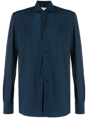 Mazzarelli chemise ajustée classique - Bleu