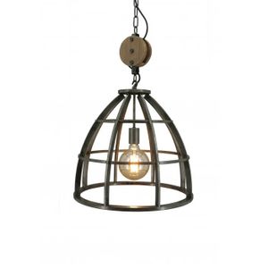 Lucca zwart 48cm hanglamp