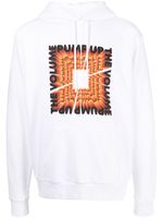 Marcelo Burlon County of Milan hoodie à slogan imprimé - Blanc - thumbnail