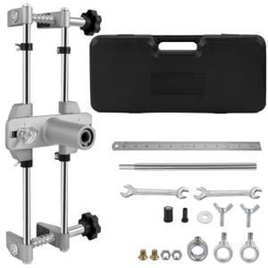 VEVOR 1 Set Insteekslot Fitting Mortiser Jig Kit Installatiegereedschap 3 Snijders Aluminiumlegering