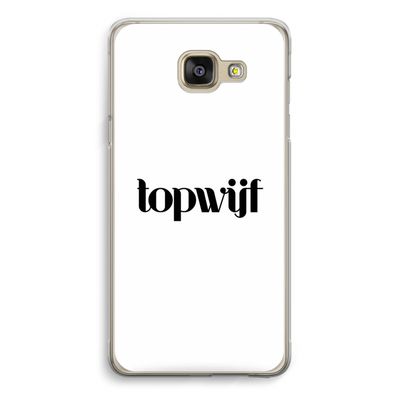 Topwijf Wit: Samsung Galaxy A5 (2016) Transparant Hoesje