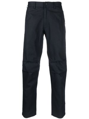 Maharishi pantalon droit à patch logo - Bleu