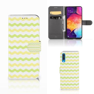 Samsung Galaxy A50 | Telefoon Hoesje | Waves Yellow