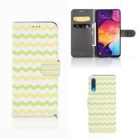 Samsung Galaxy A50 | Telefoon Hoesje | Waves Yellow