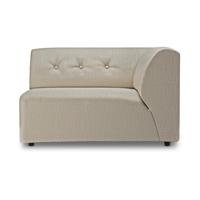 HKliving Vint bank right 1,5-seat Pure Ivory