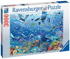 Ravensburger puzzel 3000 stukjes kleurrijke onderwaterwereld