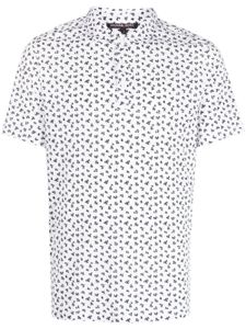 Michael Kors chemise fleurie à manches courtes - Blanc