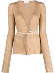 Sportmax cardigan en laine mélangée - Tons neutres