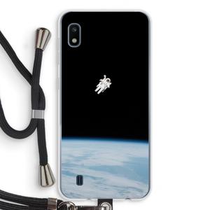 Alone in Space: Samsung Galaxy A10 Transparant Hoesje met koord