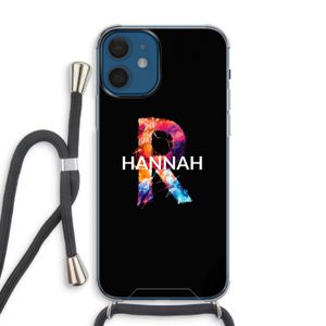 Abstract Spectrum: iPhone 12 Transparant Hoesje met koord