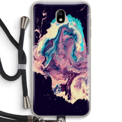 Cosmic Silence: Samsung Galaxy J7 (2017) Transparant Hoesje met koord