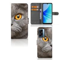 Telefoonhoesje | Met pasjeshouder | OPPO A77 5G | A57 5G Britse Korthaar