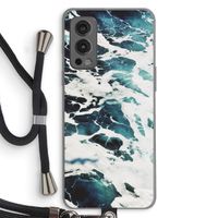 Golven: OnePlus Nord 2 5G Transparant Hoesje met koord