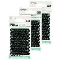 Benson Care Telefoonkabel haar elastiekjes - set 24x - zwart - zonder metaal - D5 cm Benson Care Telefoonkabel haar elastiekjes - set 24x - zwart - zonder metaal - D5 cm