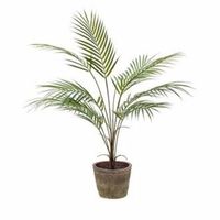 Kantoor kunstplant palmboom 70 cm groen in pot   - - thumbnail