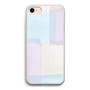 Square pastel: iPhone 7 Transparant Hoesje