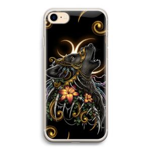 Huilende Wolf: iPhone 7 Transparant Hoesje