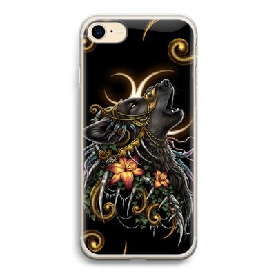 Huilende Wolf: iPhone 7 Transparant Hoesje