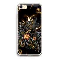 Huilende Wolf: iPhone 7 Transparant Hoesje