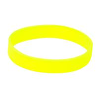 Siliconen armbandjes - stretch - neon geel - polsbandjes - volwassenen