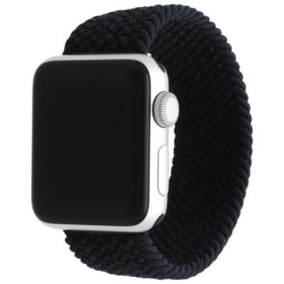 Apple Watch Nylon Gevlochten Solo Band - Houtskool - 44, 45, 46 & 49mm - L Apple Watch Nylon Gevlochten Solo Band - Houtskool - 44, 45, 46 & 49mm - L