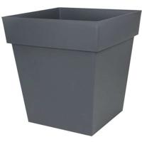 EDA Toscane vierkante pot - 50 cm - 87 L - Antracietgrijs