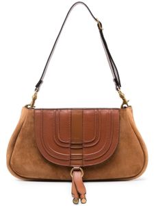 Chloé sac porté épaule Marcie - Marron