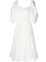 ANOUKI robe à fleurs brodées - Blanc ANOUKI robe à fleurs brodées - Blanc
