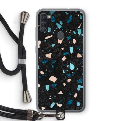 Terrazzo N°11: Samsung Galaxy A11 Transparant Hoesje met koord