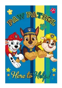 Paw Patrol Fleece plaid Here for Help 100 x 150 cm