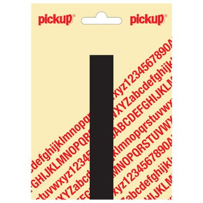 Plakletter Nobel 120mm zwart I