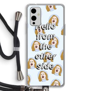 Hello: OnePlus 9 Transparant Hoesje met koord