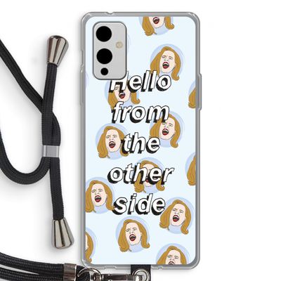 Hello: OnePlus 9 Transparant Hoesje met koord