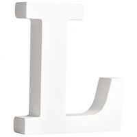 Houten letter L 11 cm - thumbnail