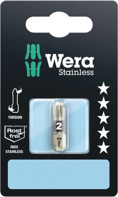 Wera 3855/1 TS Bits Pozidriv, RVS, PZ 1 x 25 mm - 1 stuk(s) - 05073613001