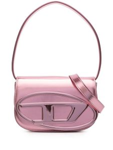 Diesel sac porté épaule 1DR en cuir - Rose